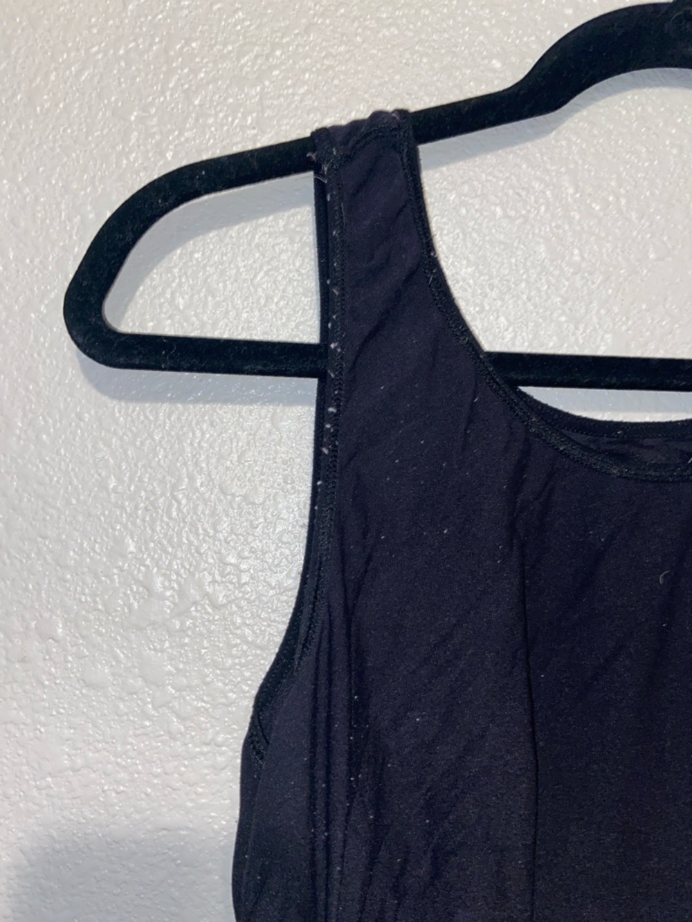 Maternity Black Tank Top, Size Large - Picture 3 of 4